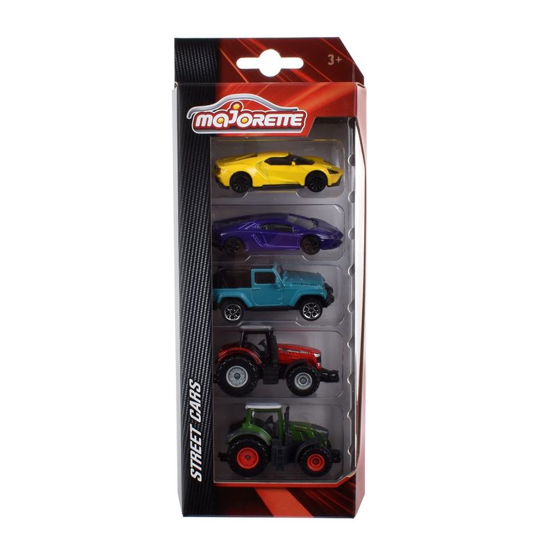 MAJORETTE - Majorette  Set De 5 Unidades - Tractor Verde