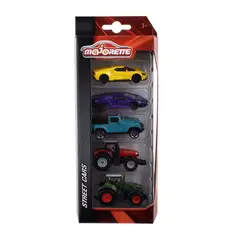 MAJORETTE - Set De 5 Unidades - Tractor Verde