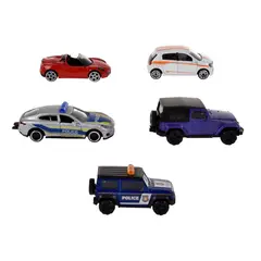 MAJORETTE - Vehículos set colección camioneta 911 5 unidades
