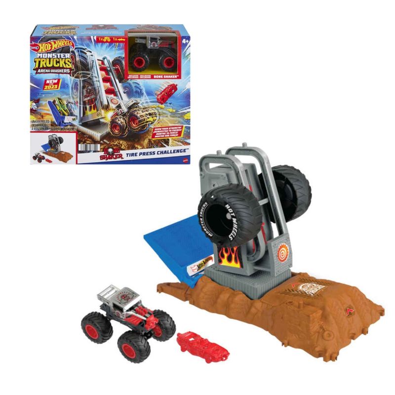 HOT WHEELS - Hot Wheels Monster Trucks Arena De Demolicion - Bone Shaker