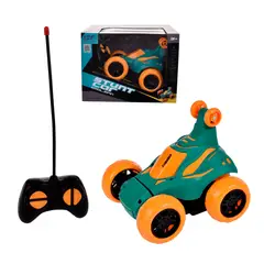 ANSALDO - Vehiculo Giro Loco 360° 14 Cm Recargable - Verde