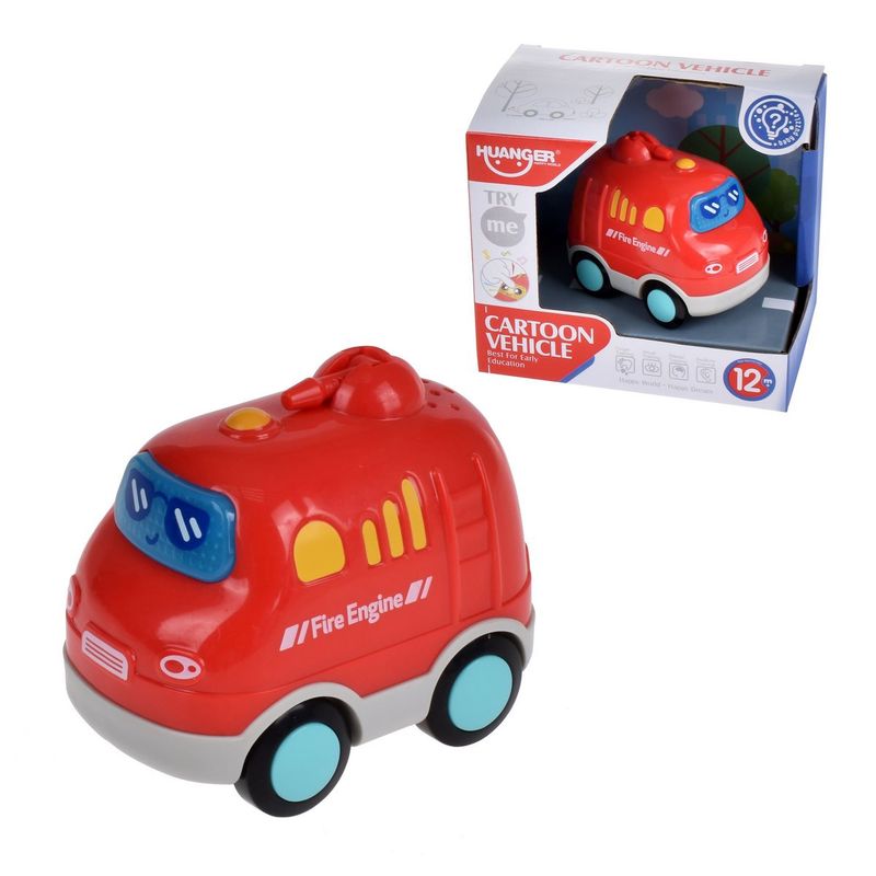 ANSALDO - Vehiculos Infantiles Con Luces Y Sonidos - Bombero