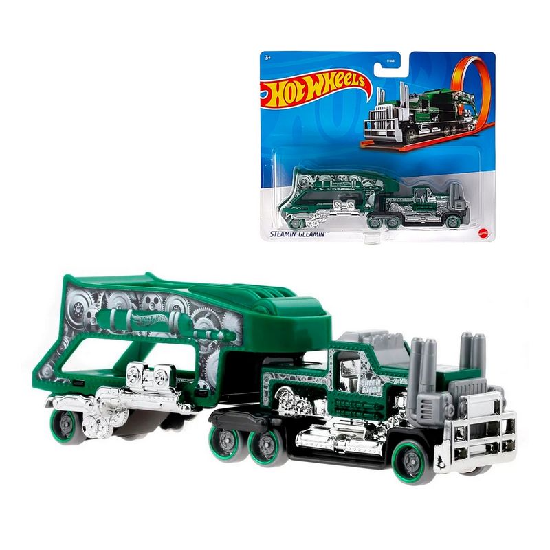 HOT WHEELS - Hot Wheels Surtido Transportador De Autos - Steamin Gleamin