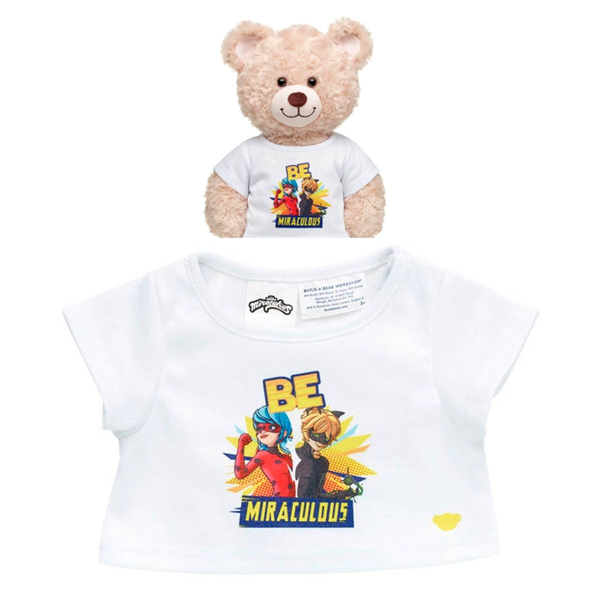 BUILD A BEAR - Polera Build a Bear Miraculous para ositos de peluche
