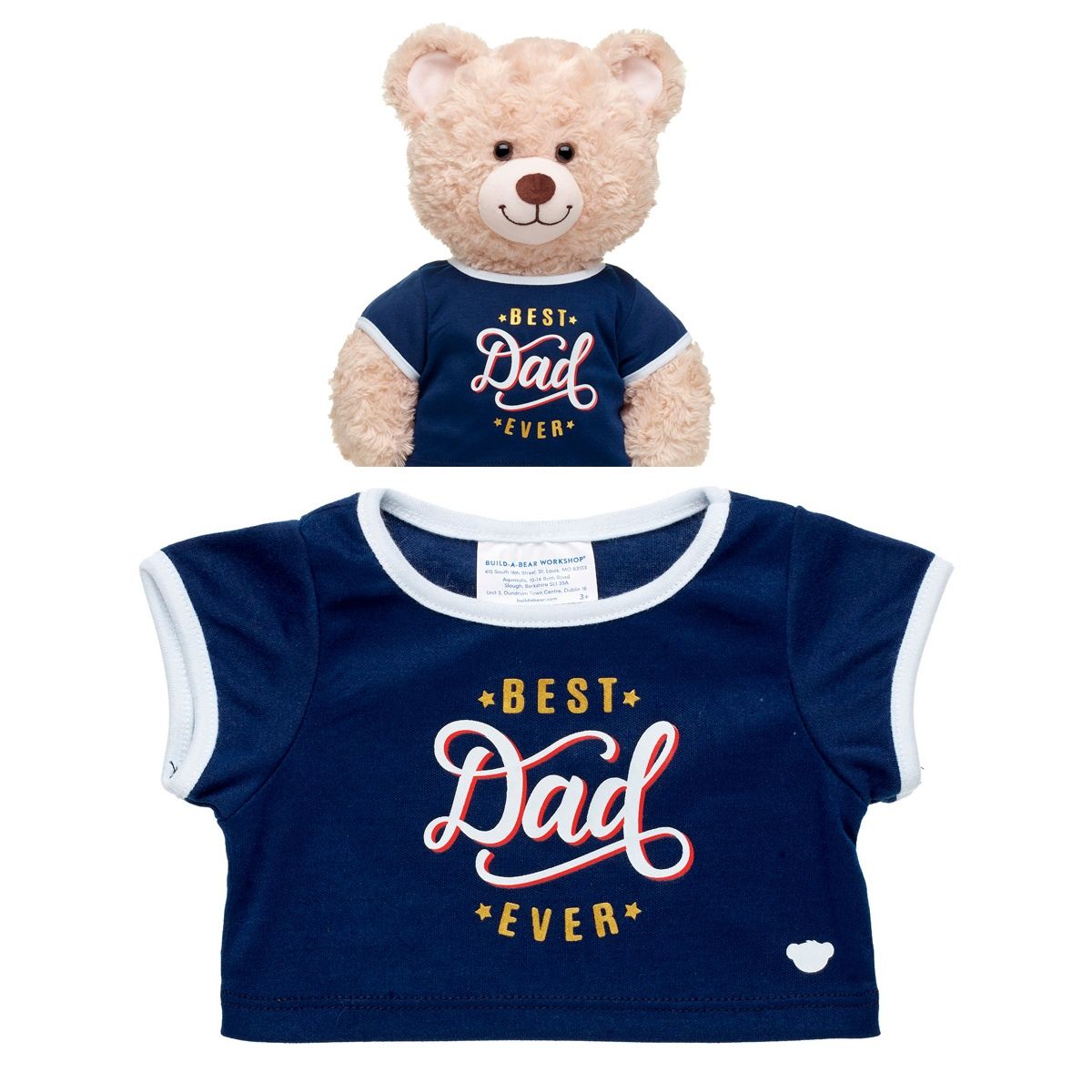 BUILD A BEAR - Polera Mejor Papa Build-A-Bear
