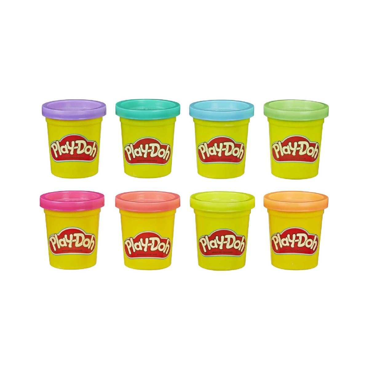 PLAY DOH - Play-Doh 8 Pack Hasbro - Neon