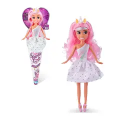 SPARKLE GIRLZ - Muñeca Princesa Unicornio En Cono Sparkle Girls - Rosa