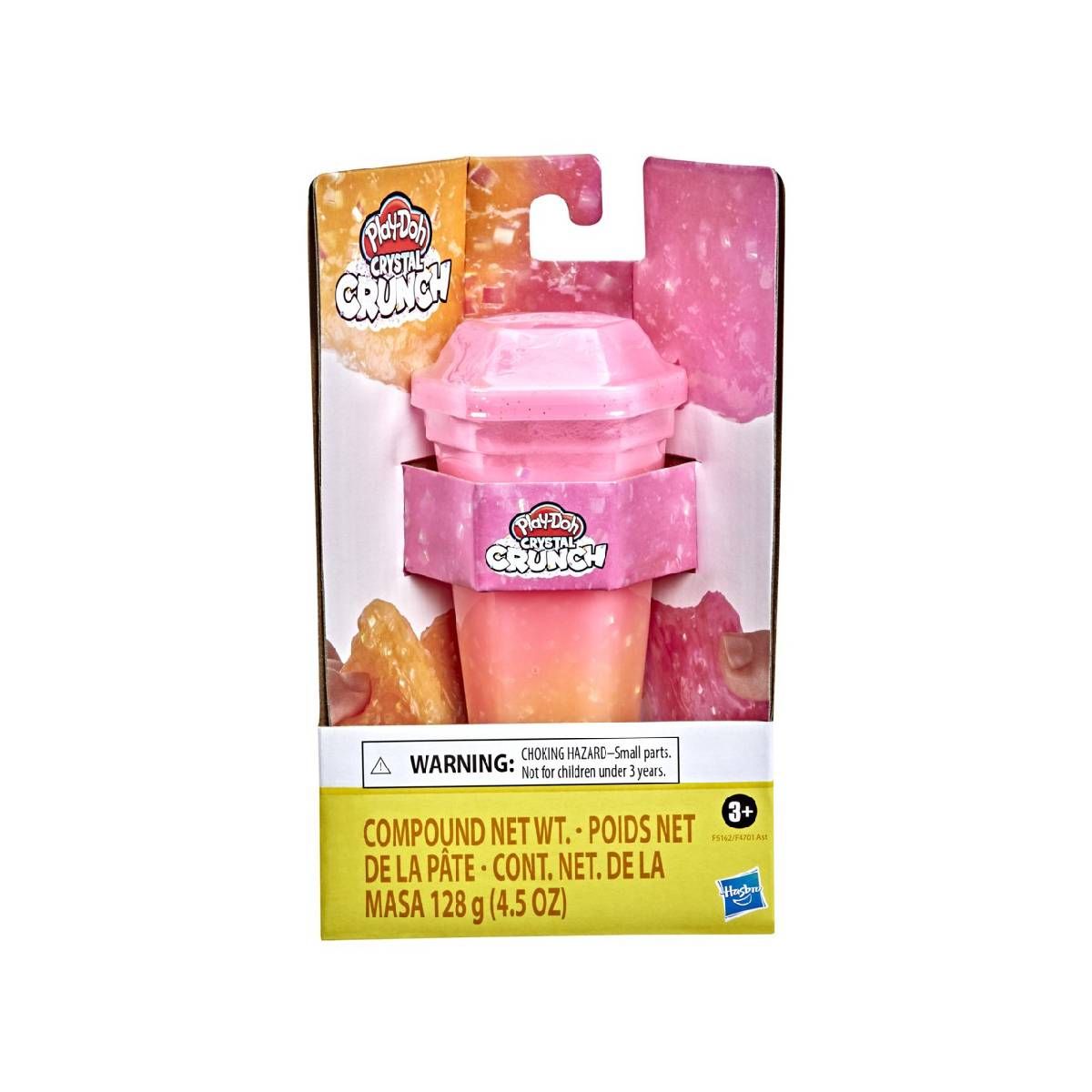 PLAY DOH - Play-Doh Mundo De Texturas Crystal Crunch - Rosado-Naranjo