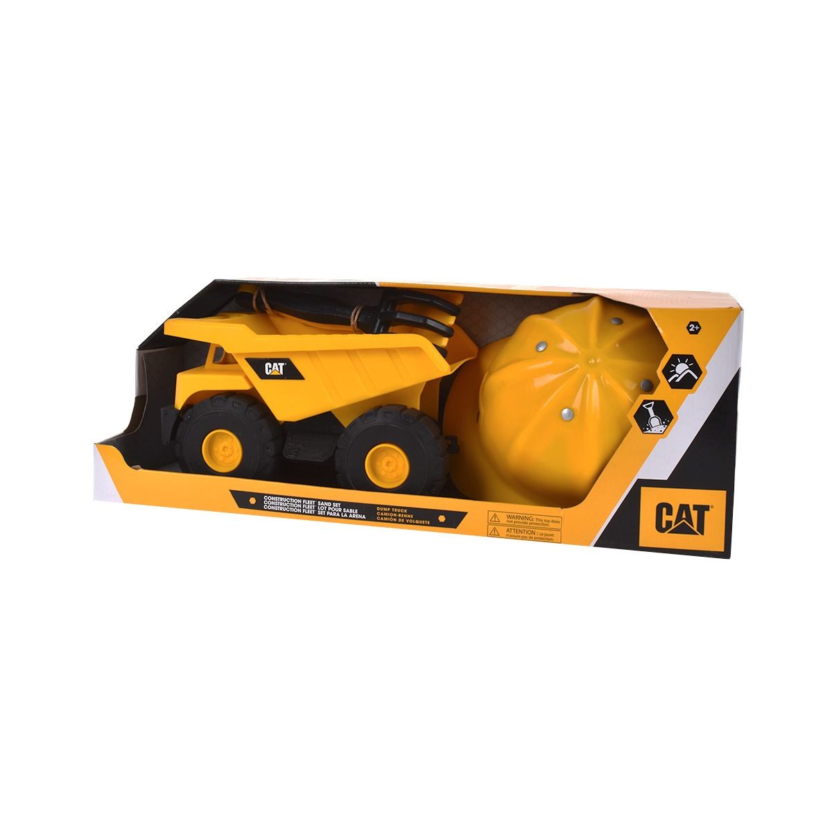 CAT - Camión de construcción CAT con pala y rastrillo