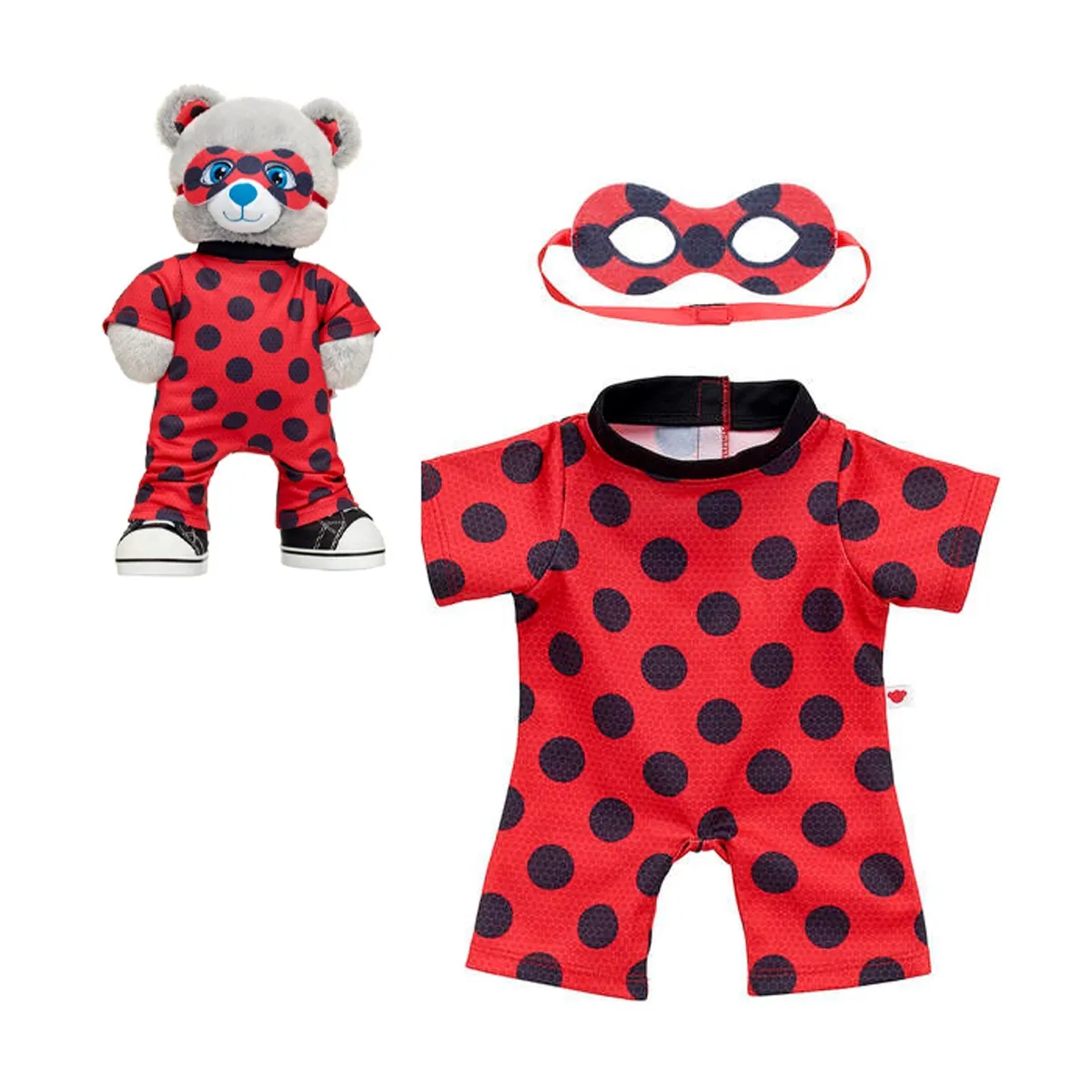 BUILD A BEAR - Disfraz Ladybug Miraculous Build-A-Bear
