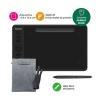 Tableta Gráfica Intangbo S Black Dial con Funda y Guante