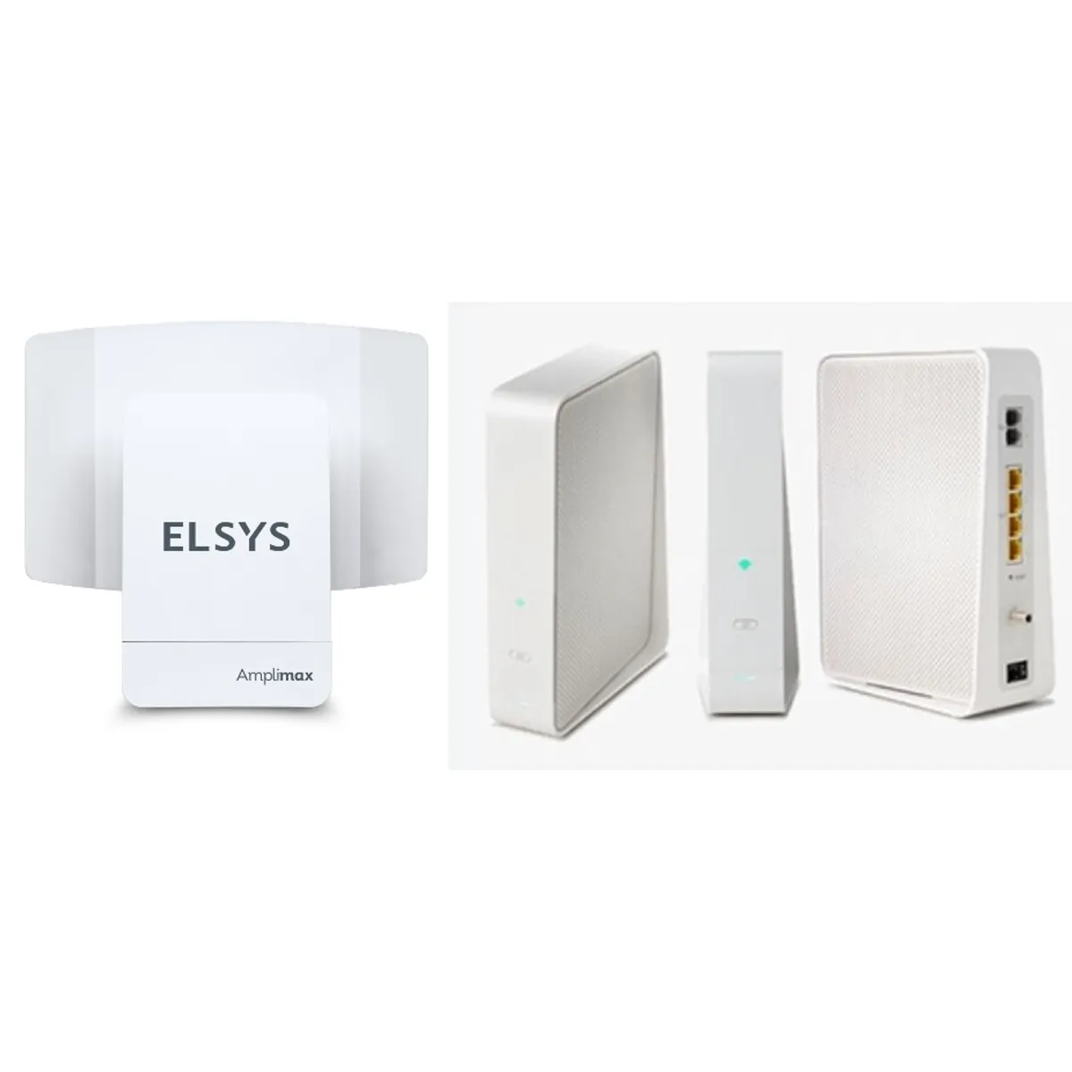 GENERICO - Antena internet rural - Elsys  router wifi kit completo Amplimax 30km