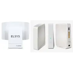 GENERICO - Antena internet rural - Elsys router wifi kit completo Amplimax 30km