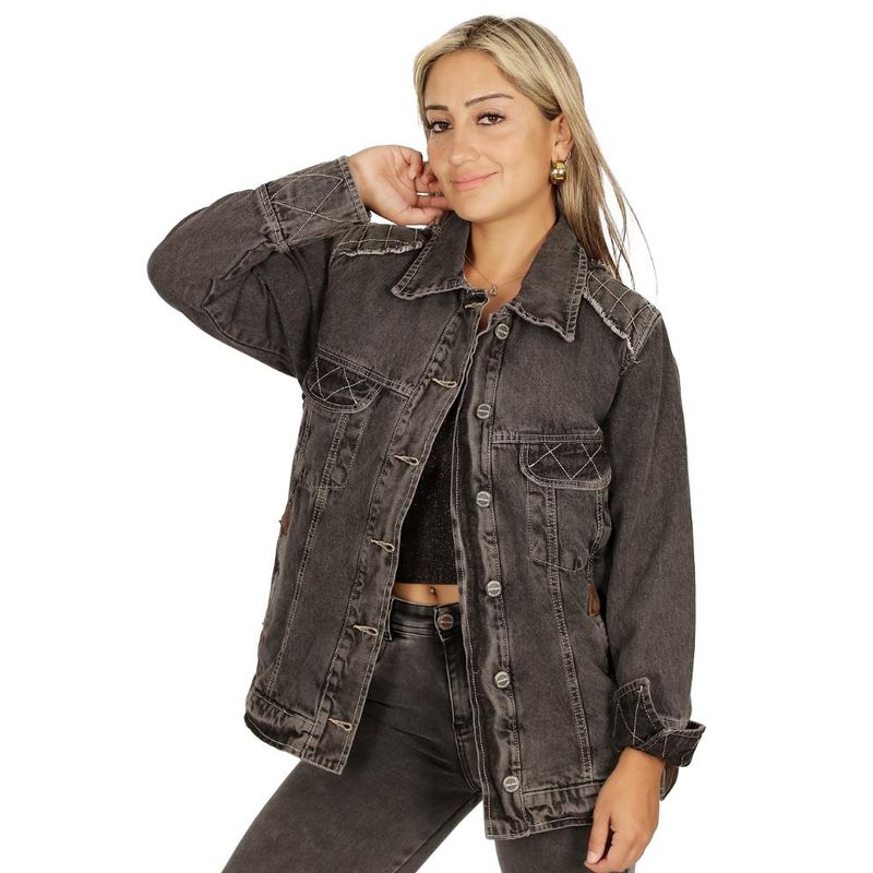 DIVINO JEANS - Chaqueta Aguamarina II Negro Divino Jeans - Negro