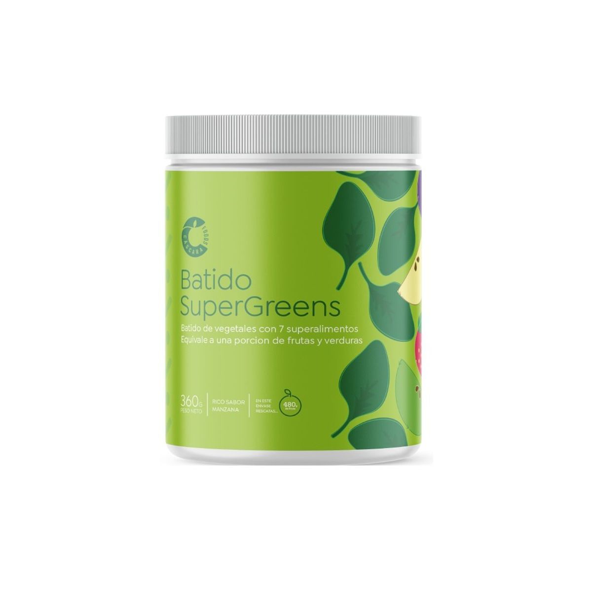 CASCARA FOODS - Batido SuperGreens 30 días