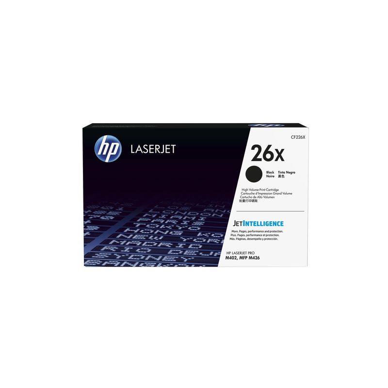 HP - Cartucho de Tóner HP 26X 9000 páginas LaserJet Negro HP