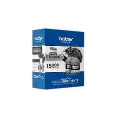 BROTHER - Pack Botellas Tinta BTD60BK hasta 15000 pag Negro