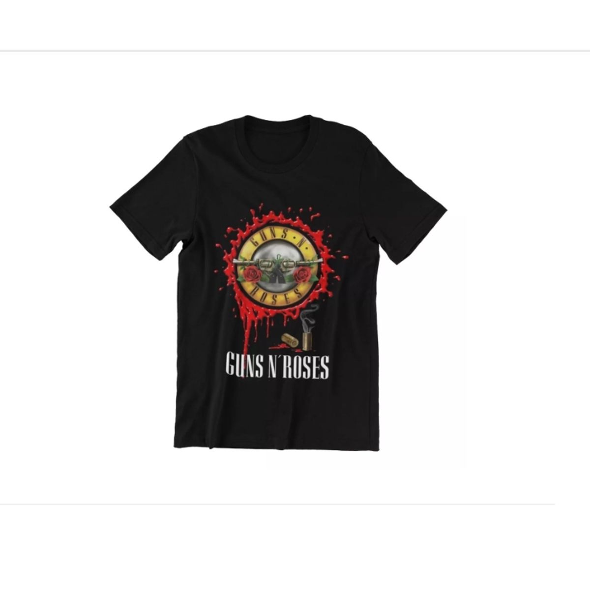 GENERICO - Polera Unisex Guns N Roses Rock Rosas