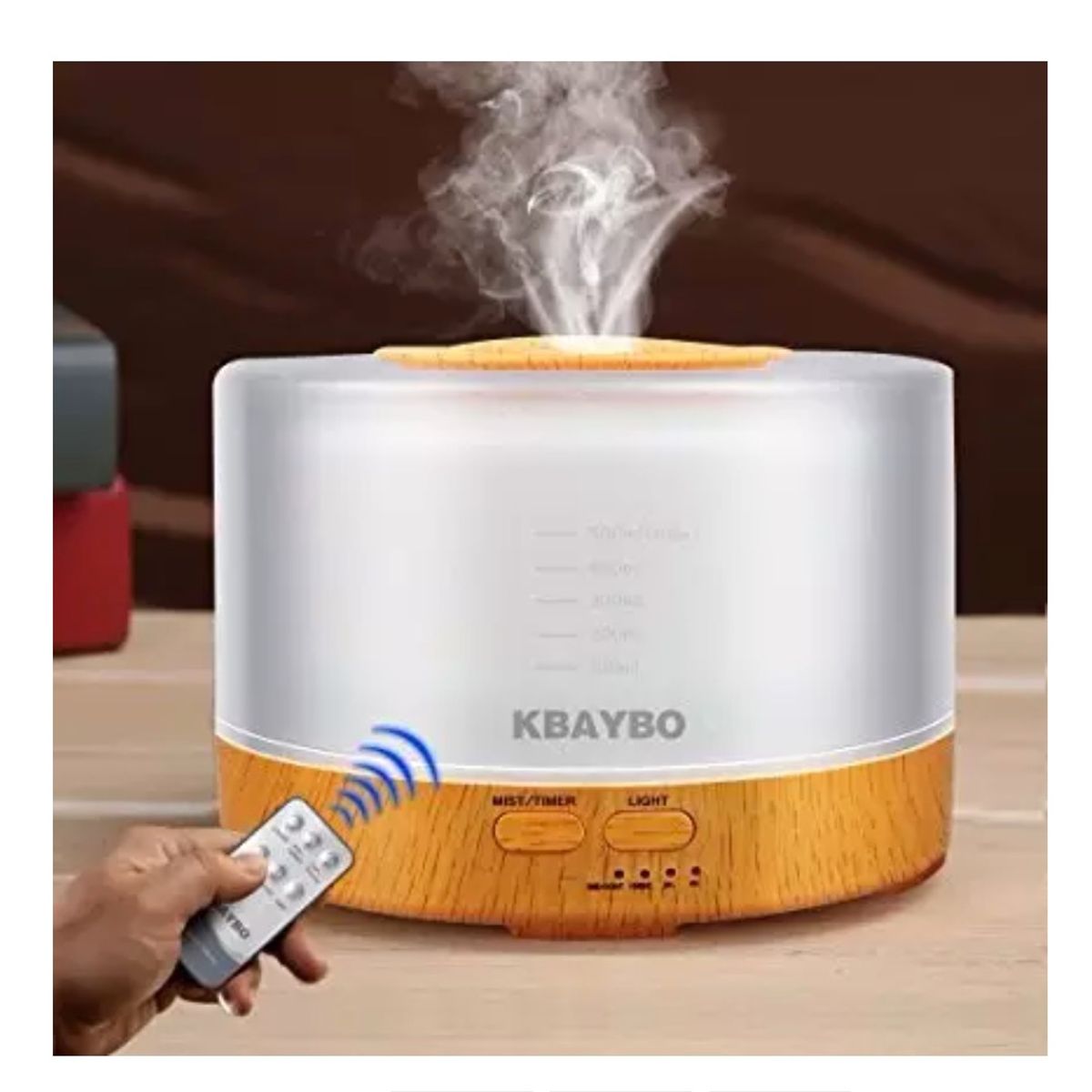 GENERICO - HUMIDIFICADOR DIFUSOR AROMATERAPIA 500 ML 7 COLORES