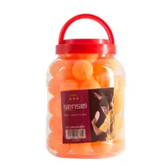 SENSEI - Pelotas ping pong 3 estrellas Frasco 60 Unids.