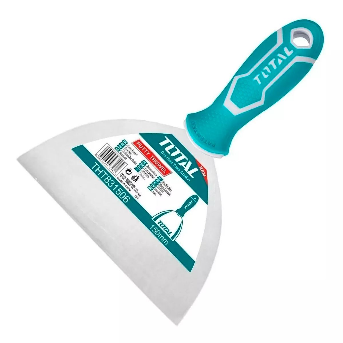TOTAL TOOLS - Espatula Mango Goma 150mm 6 PuLG Total Tht831506