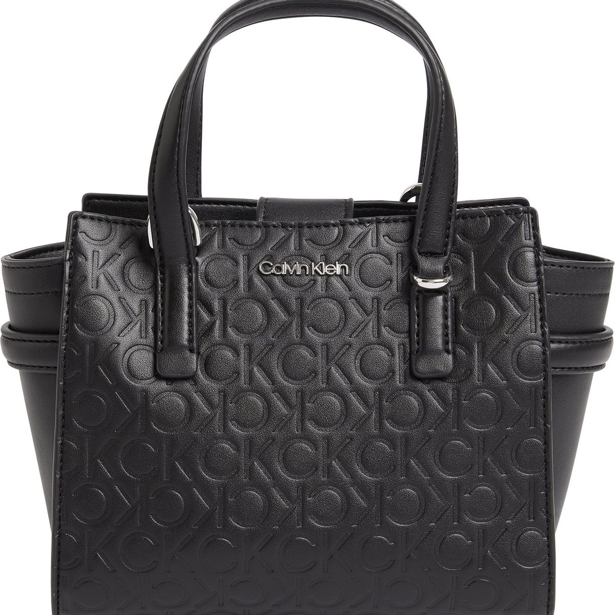CALVIN KLEIN - Bolso tote mini reciclado Negro Calvin Klein