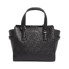 CALVIN KLEIN - Bolso tote mini reciclado Negro