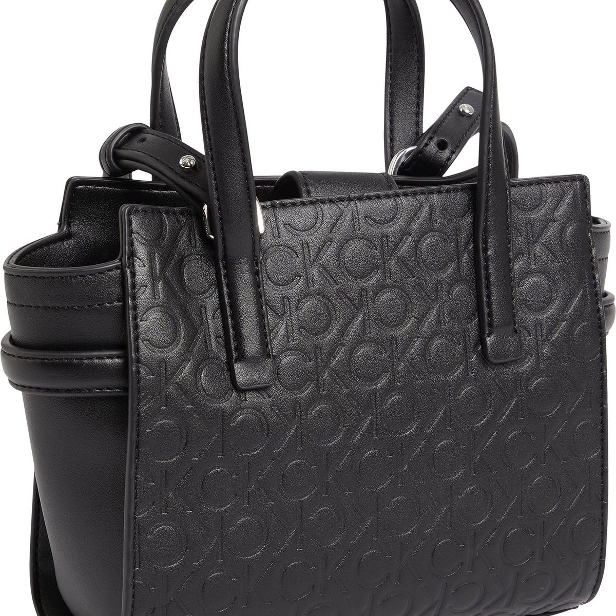 CALVIN KLEIN - Bolso tote mini reciclado Negro Calvin Klein