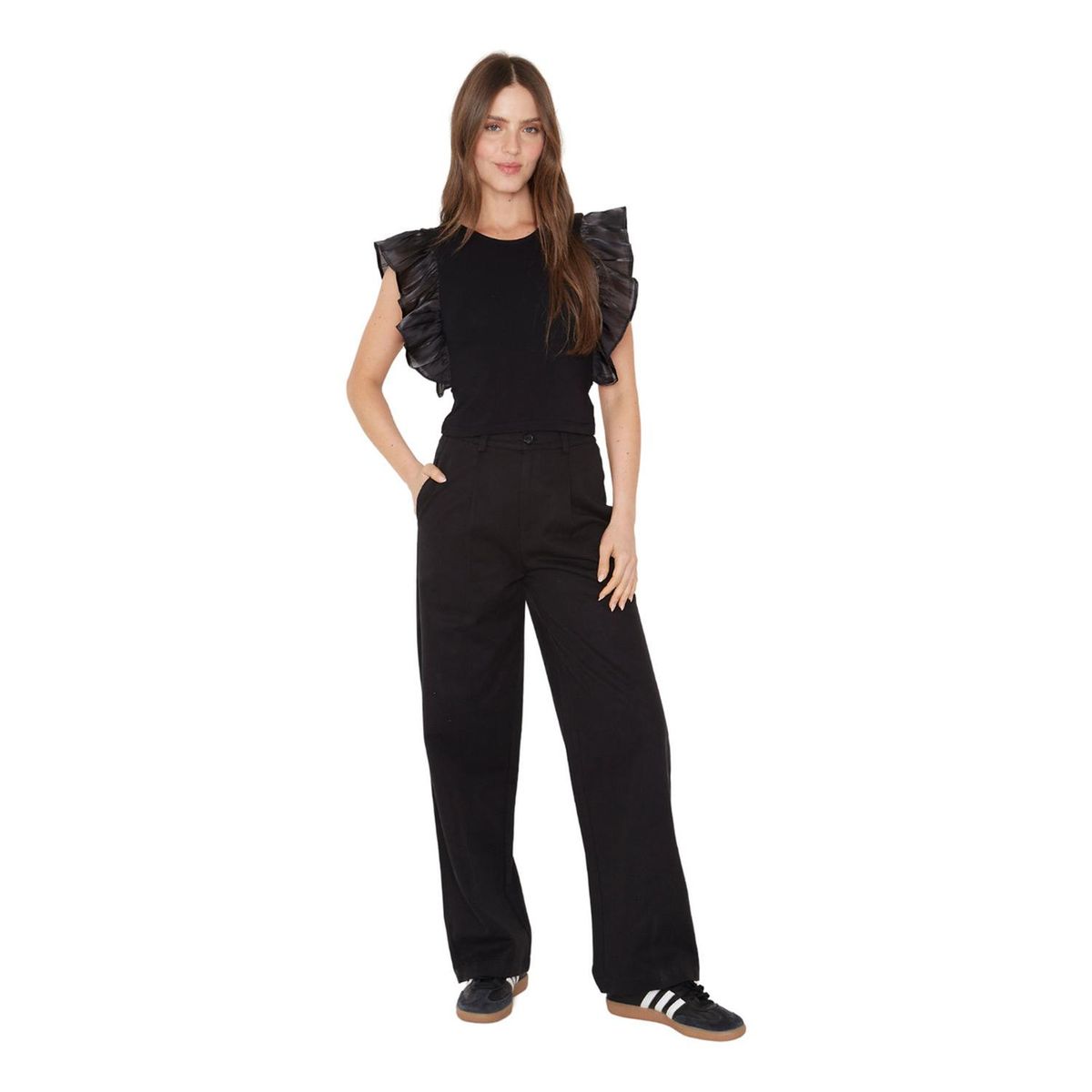 JACINTA TIENDA - Polera Olimpia verano bright II negra Jacinta Tienda