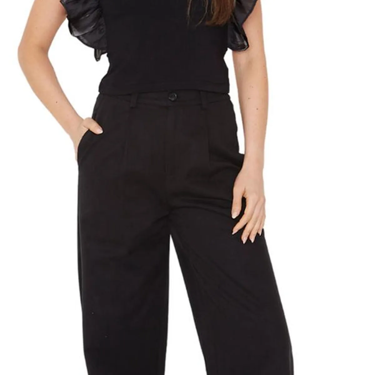 JACINTA TIENDA - Polera Olimpia verano bright II negra Jacinta Tienda