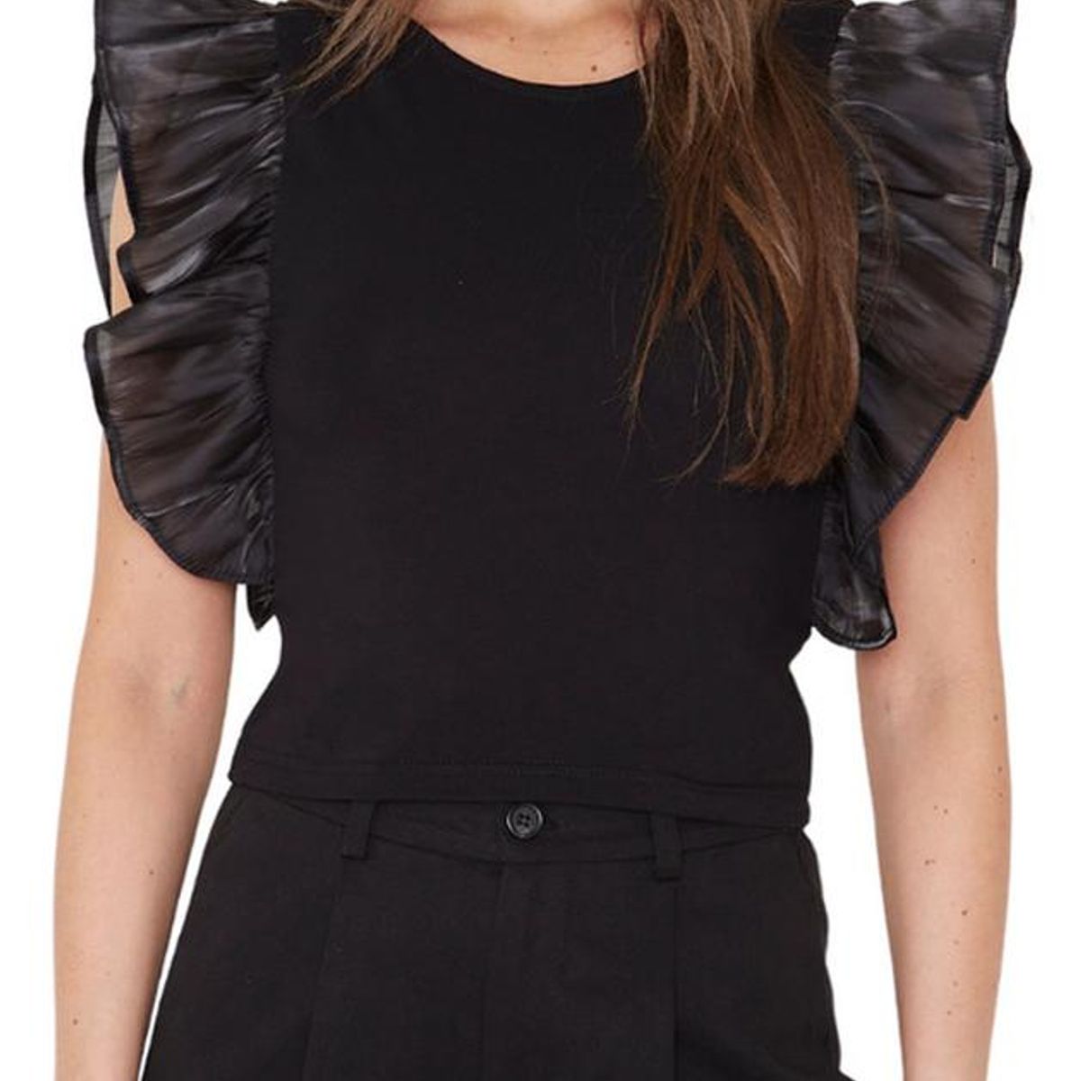 JACINTA TIENDA - Polera Olimpia verano bright II negra Jacinta Tienda