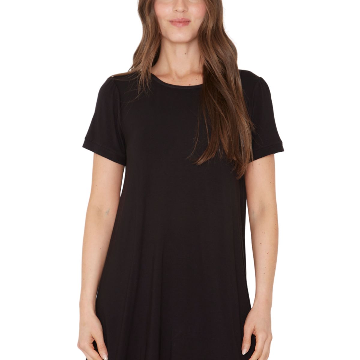 JACINTA TIENDA - Vestido Bianca manga corta II negro Jacinta Tienda