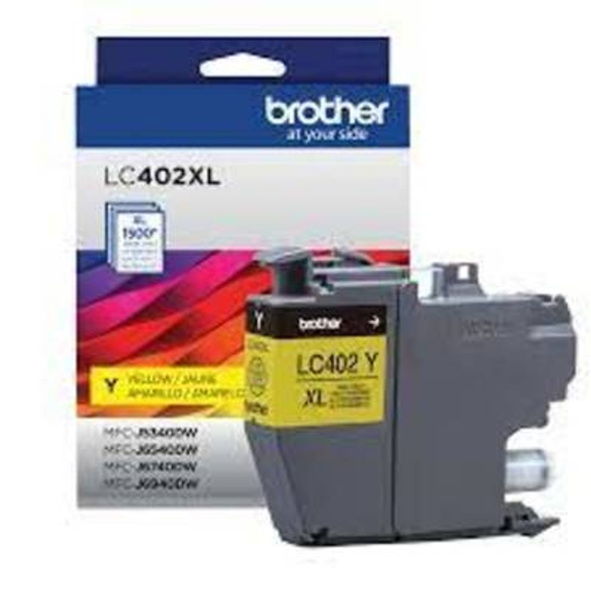 BROTHER - Cartucho de Tinta Brother LC402XLYSXL 1500 páginas Amarillo BROTHER