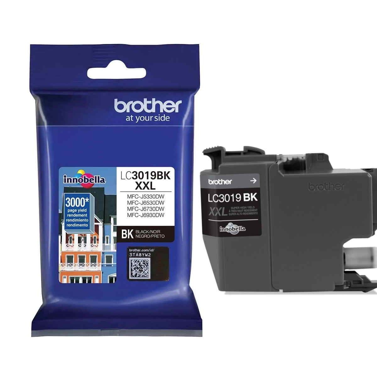 BROTHER - Cartucho de Tinta Brother LC3019bk 3000 páginas Negro BROTHER