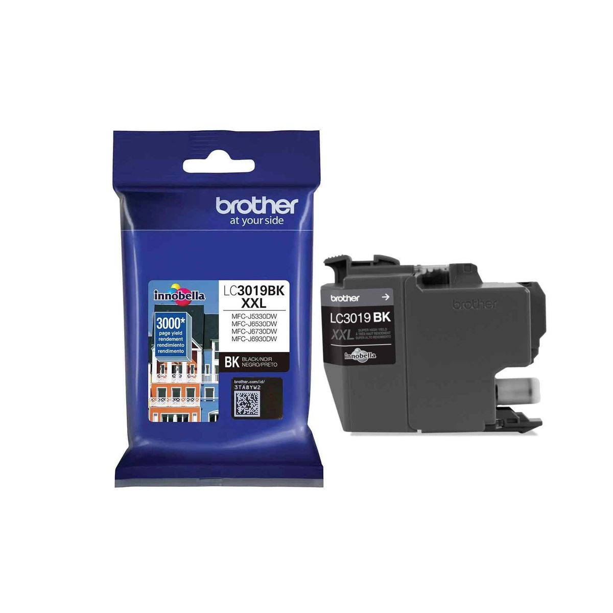 BROTHER - Cartucho de Tinta Brother LC3019bk 3000 páginas Negro BROTHER