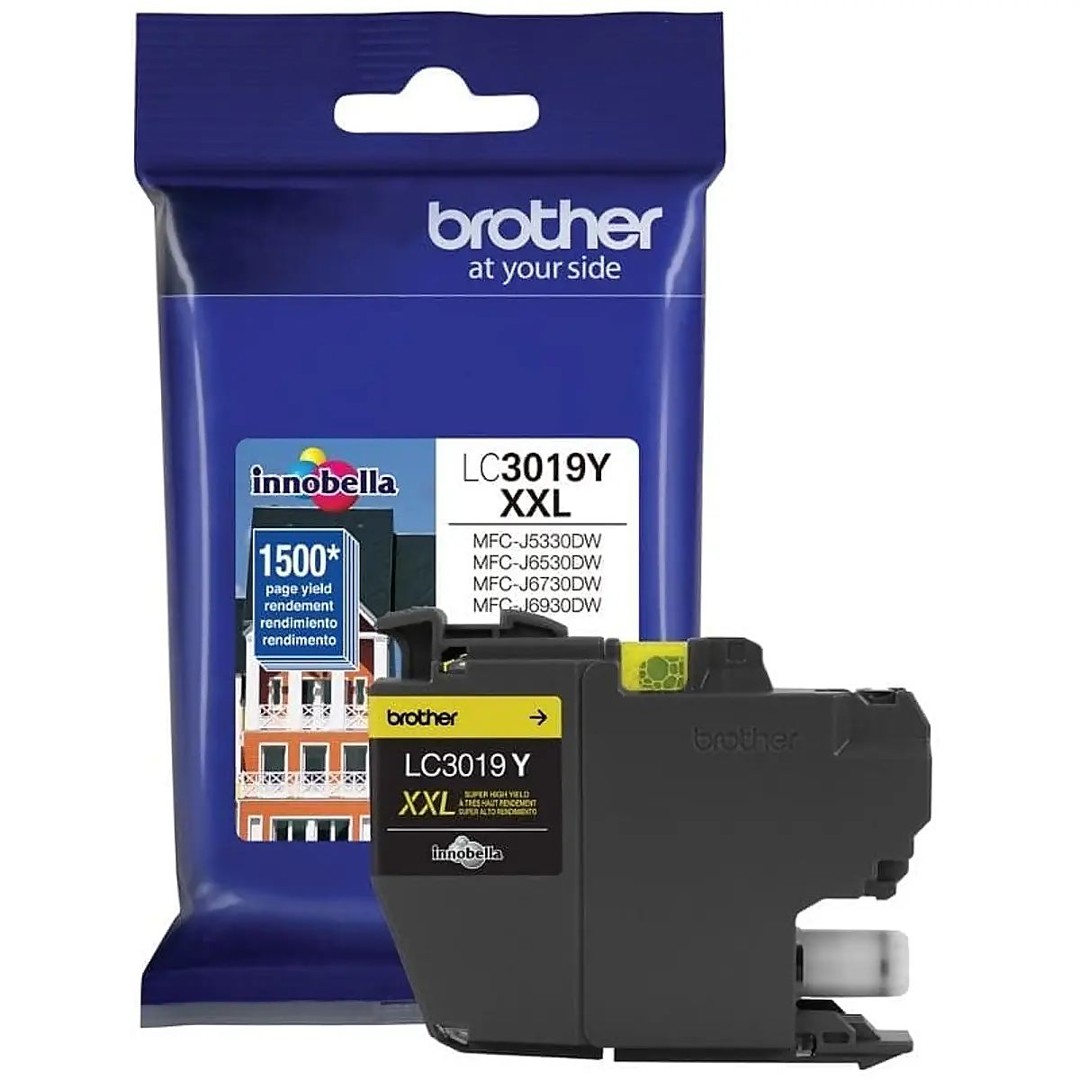 BROTHER - Cartucho de Tinta Brother LC3019Y 1500 páginas Amarillo BROTHER