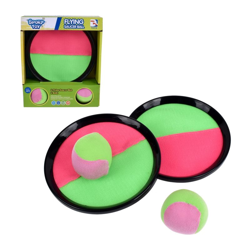 ANSALDO - Juego Lanza Y Atrapa Con 2 Pelotas