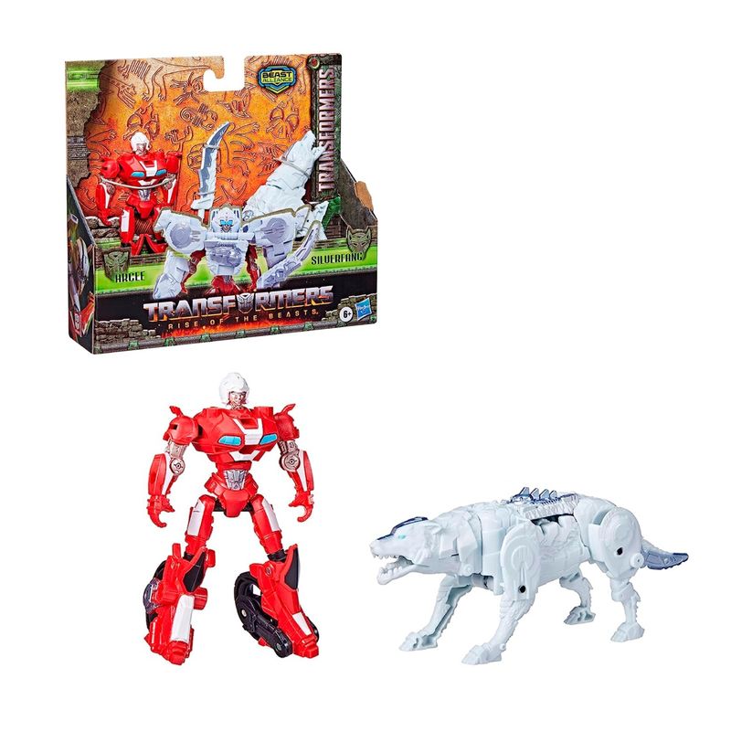 TRANSFORMERS - Figuras de acción Transformers pack Arcee y Silverfang