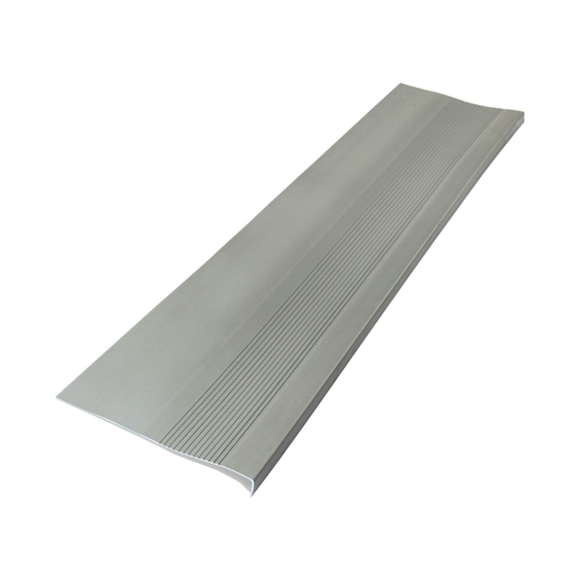 QRUBBER - Grada Pvc Estriada (gris) 3mm X 120cm X 30cm