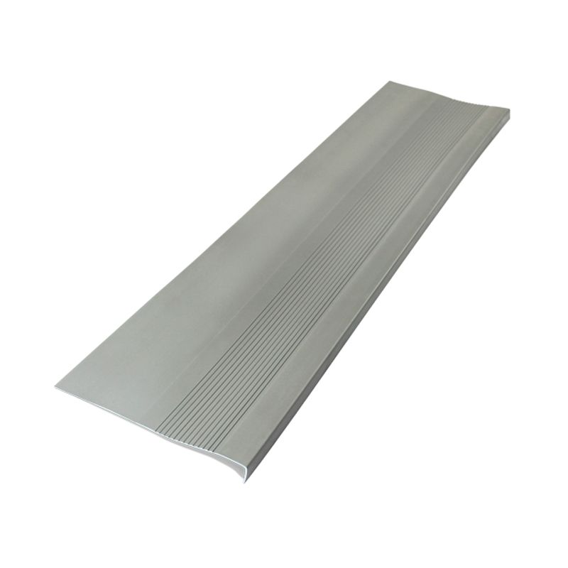 QRUBBER - Grada Pvc Estriada (gris) 3mm X 120cm X 30cm