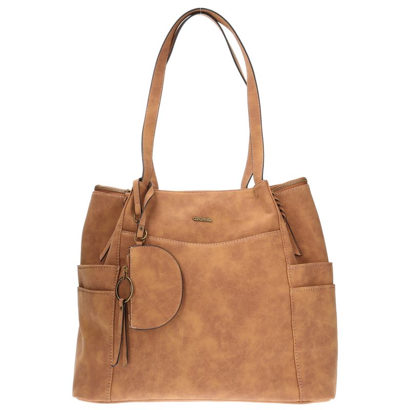 AZALEIA - Cartera De Hombro Casual Chloe Bag Café Mujer AZALEIA