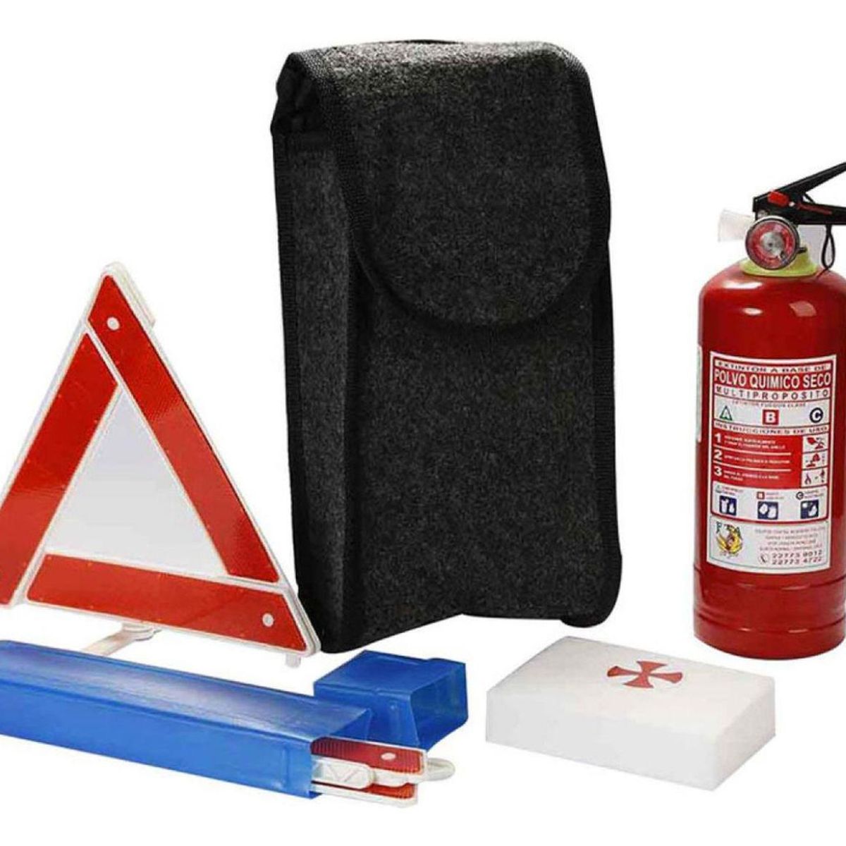 IMPORTCLICK - Kit Seguridad Emergencia Auto Reglamentario - Multicolor