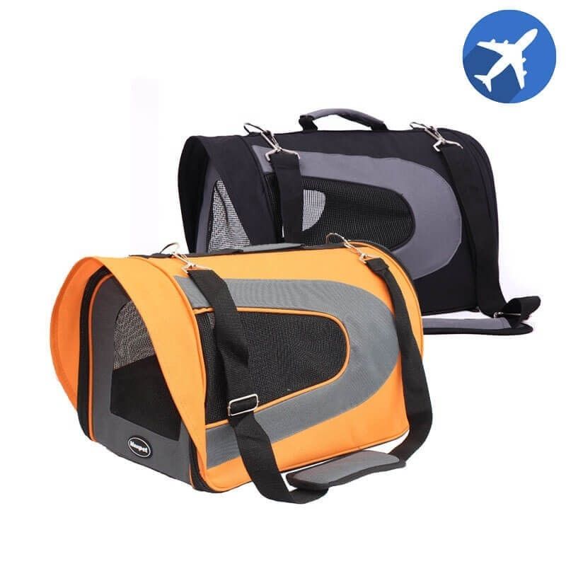 GENERICO - Bolso Cabina para Gatos Color Naranja