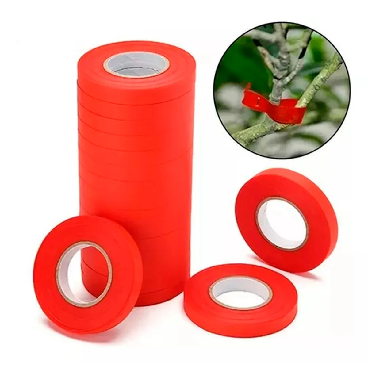 TOTAL TOOLS - 20 Cintas De Amarre Atadora P/ Herramienta Amarra Plantas