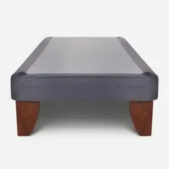 GENERICO - Base Europea para cama 1.5 plazas 105x200cm LINO GRIS CLARO