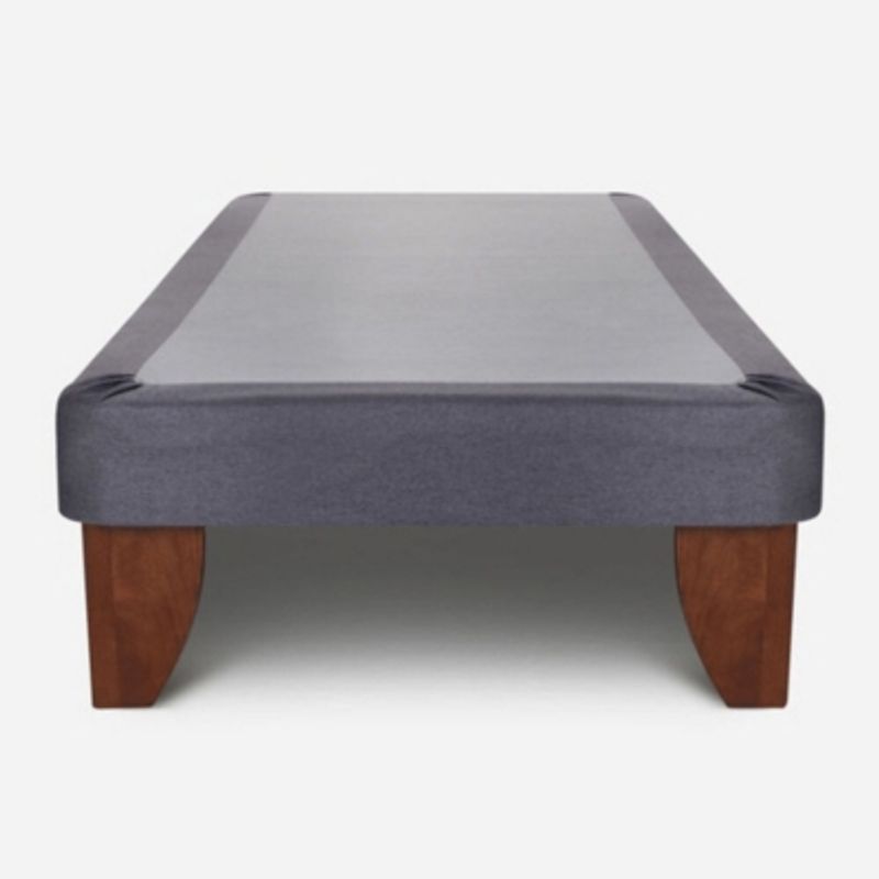 GENERICO - Base Europea para cama 1.5 plazas 105x200cm LINO GRIS OSCURO