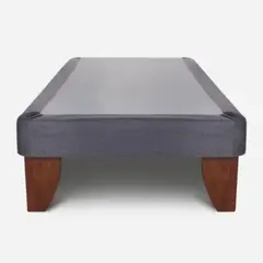GENERICO - Base Europea para cama 1.5 plazas 105x200cm LINO GRIS OSCURO