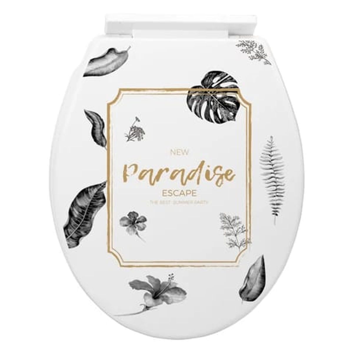 GENERICO - Tapa de Inodoro Baño WC Asiento enjoy life