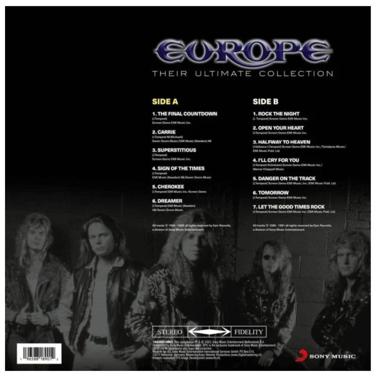 HITWAY MUSIC - EUROPE - THEIR ULTIMATE COLLECTION - VINILO HITWAY MUSIC