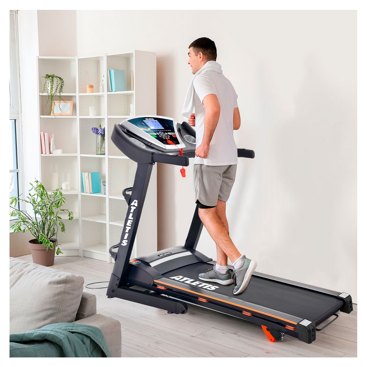 ATLETIS - Trotadora Eléctrica Ultra X700 AT Incl Automática Bt 5´Lcd